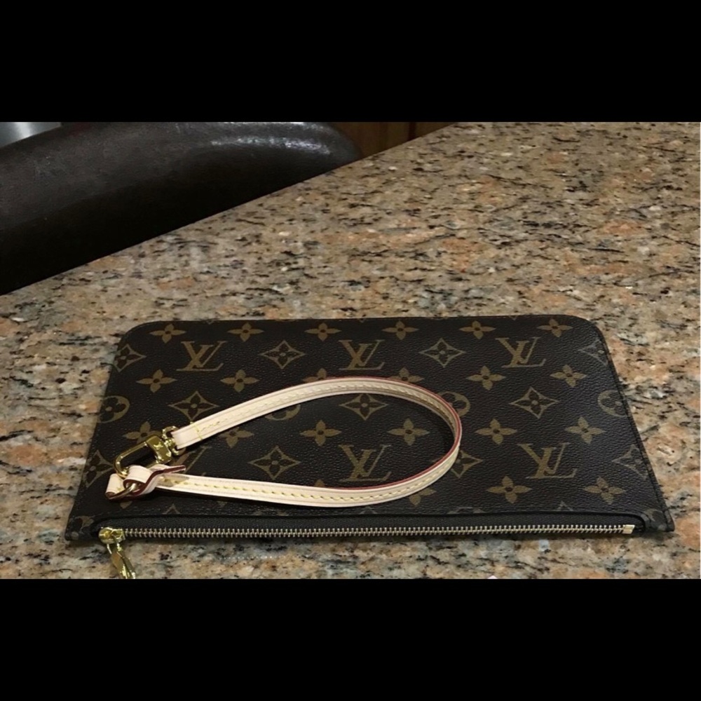 NEW Louis Vuitton monogram Neverfull GM Pochette - Picture 1 of 7